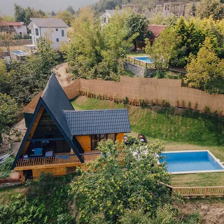 Bungalow With Private Pool And Backyard In Chalet Sapanca
